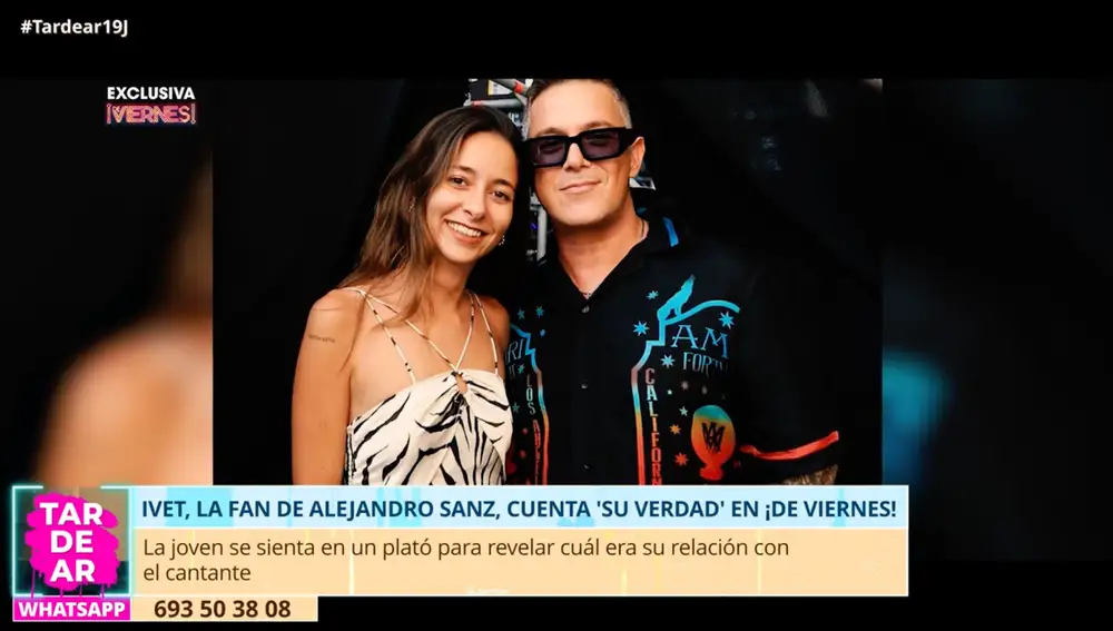 Captura de Ivet Playà en su entrevista para 'De Viernes'