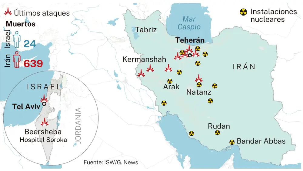 Guerra Israel Irán 19 junio