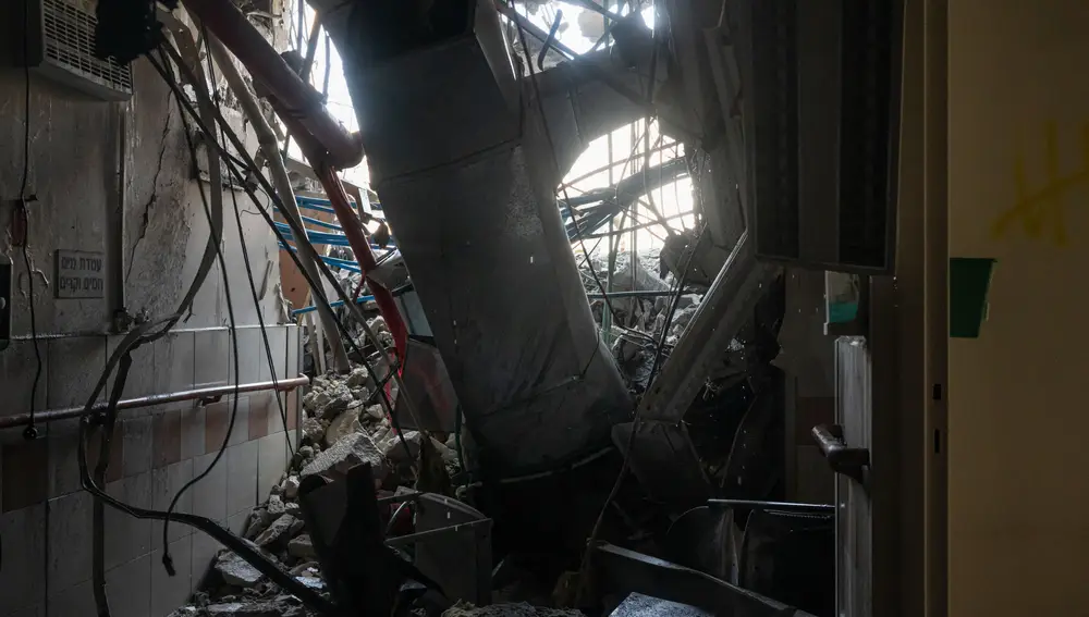 Impacta misil iraní en hospital del sur de Israel