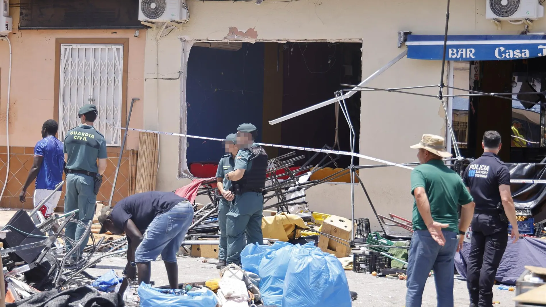 MURCIA.-San Pedro del Pinatar anula la agenda festiva de este jueves por la tarde por la explosión en un bar de Lo Pagán