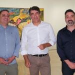 El gerente del Museo Carmen Thyssen Málaga, Javier Ferrer, y el director general de Coanfi, Sergio Angusto