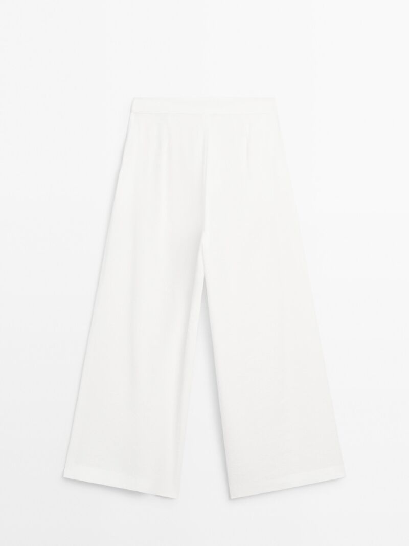 Pantalones de lino.