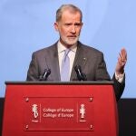 El Rey, en la clausura del curso académico del Colegio de Europa