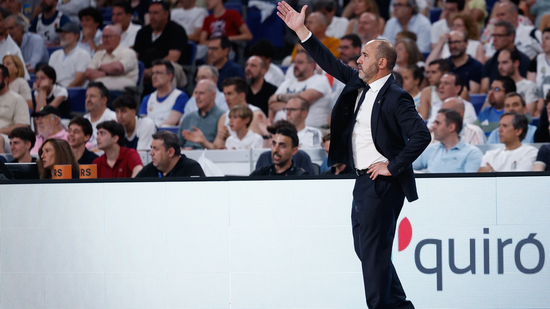 Chus Mateo, en la última final de la Liga Endesa