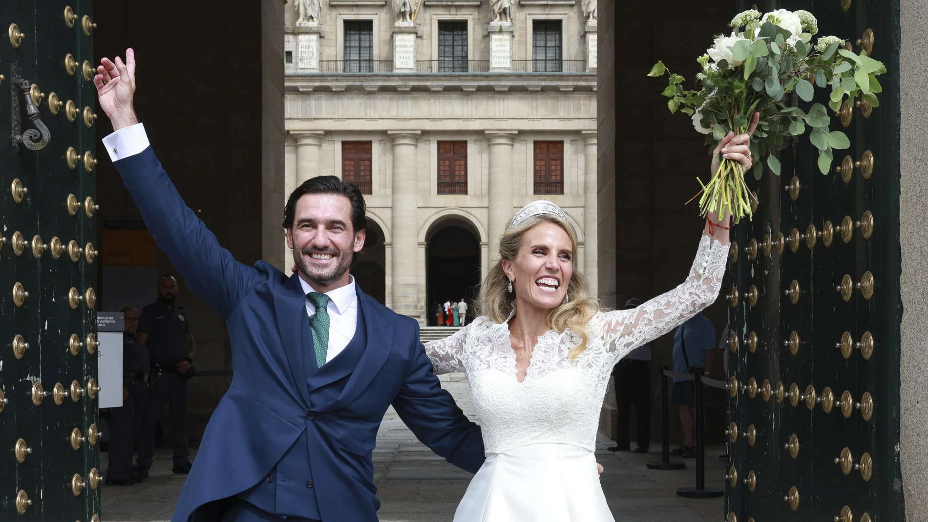 La boda de Angie Rigueiro y Nacho Cerrillo: en el monasterio de El Escorial y con una lista vip de invitados
