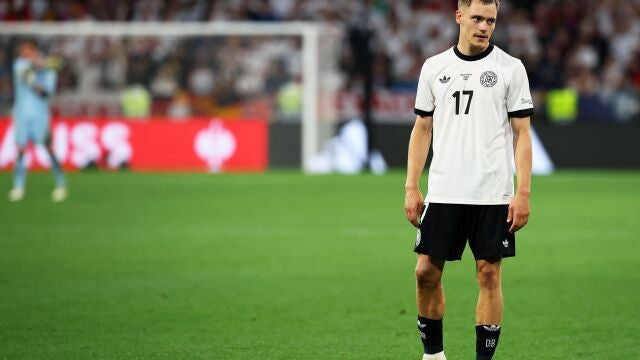Florian Wirtz, en un partido con la selección alemana