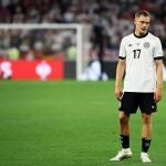 Florian Wirtz, en un partido con la selección alemana