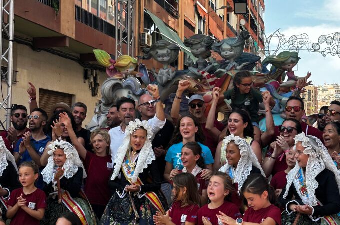 La hoguera Florida-Portazgo, primer premio en categoría infantil