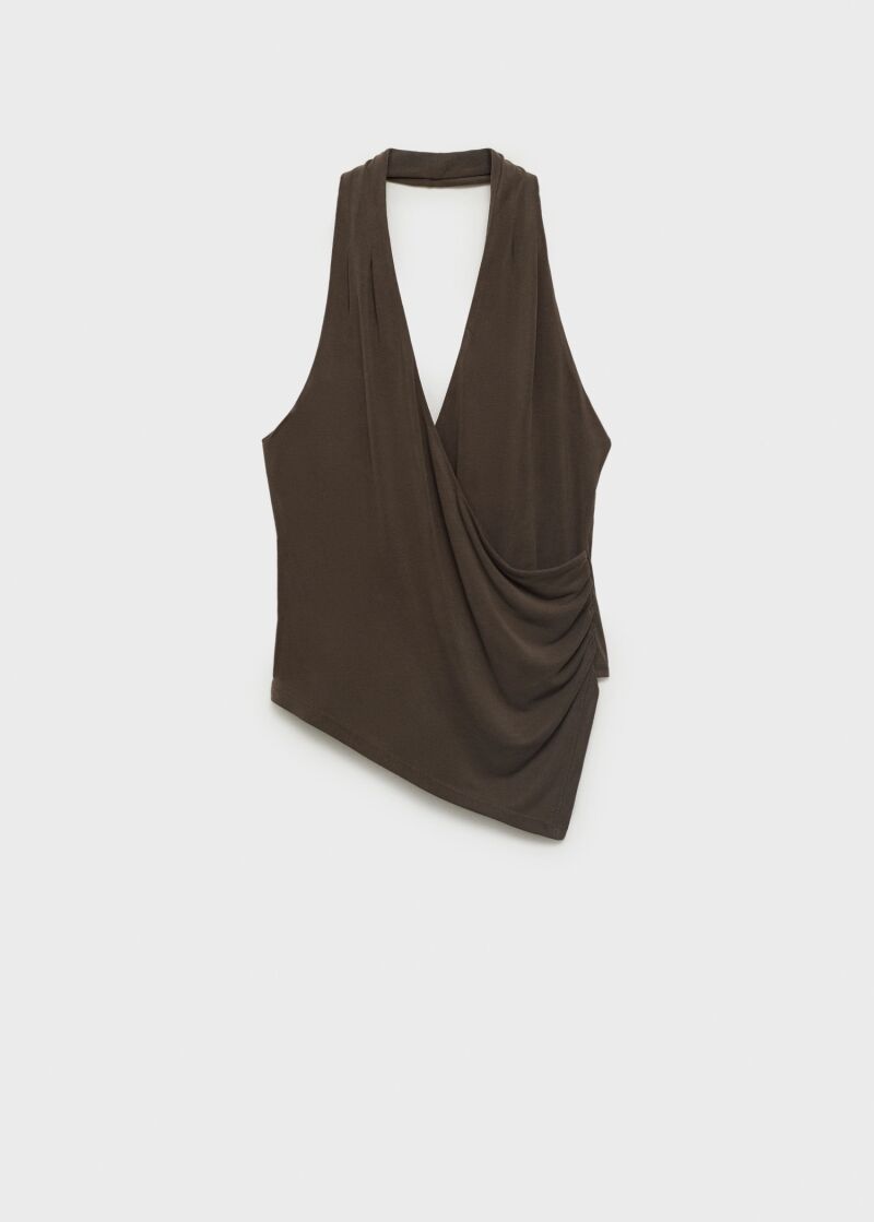 Top cuello halter.
