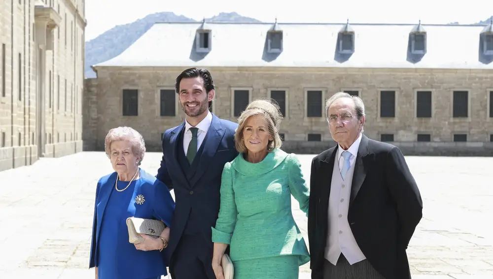 Nacho Cerrillo y padres, Julia de la Fuente y Francisco Cerrillo.