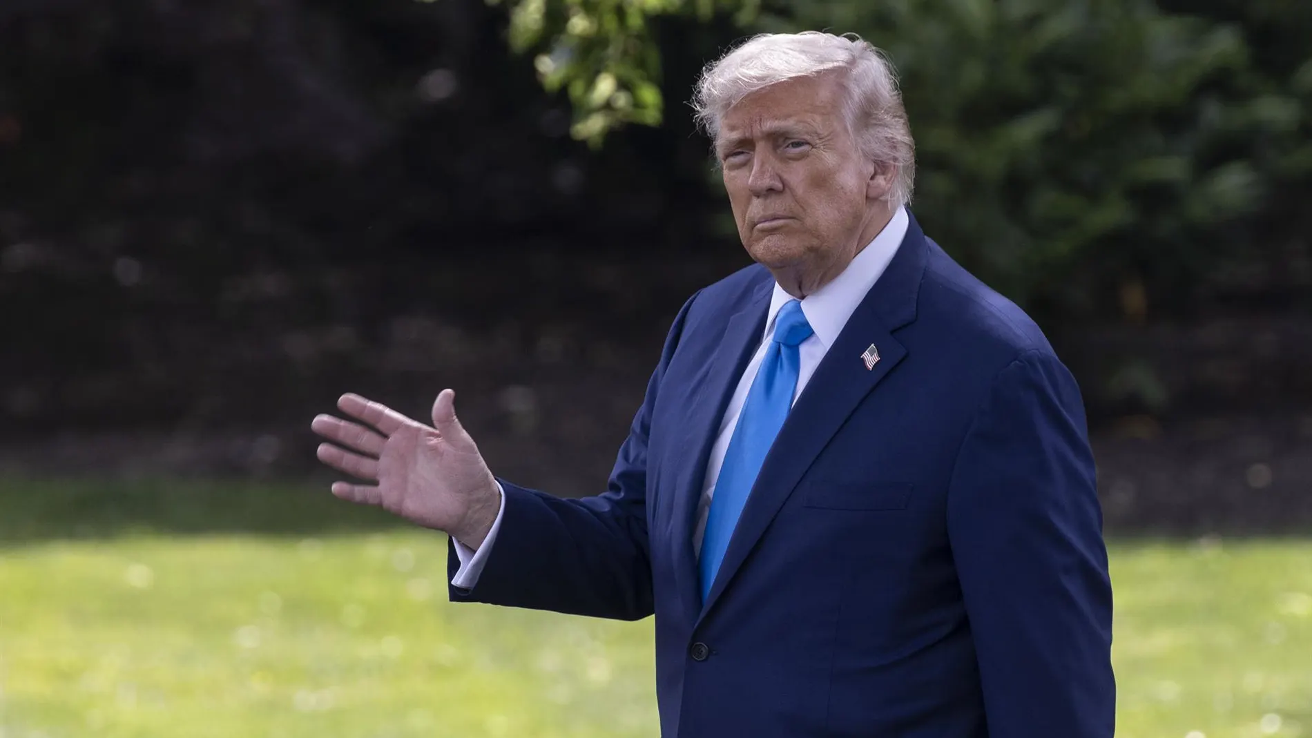 El presidente de EE UU, Donald Trump