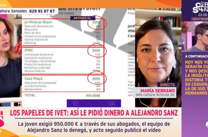 La dura advertencia de Teresa Bueyes sobre el caso de Ivet Playà y Alejandro Sanz: "Vamos a demandar"