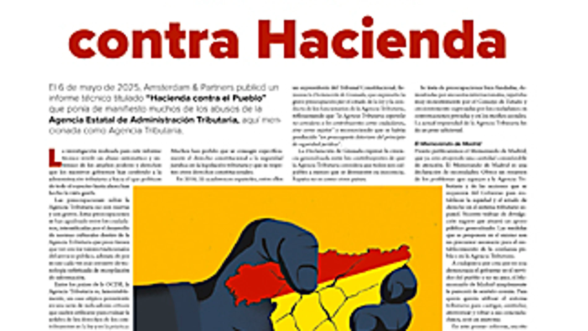 Suplemento El pueblo contra Hacienda 20 Junio 2025