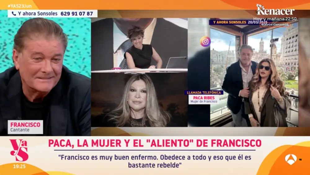 Captura de Francisco en 'Y ahora Sonsoles'