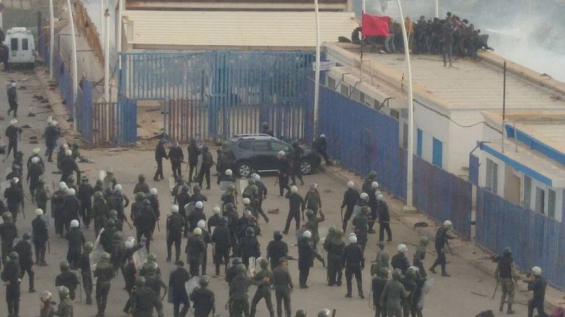 Fotografías cedidas a Efe por una vecina del Barrio Chino, en la provincia de Nador y fronterizo con Melilla