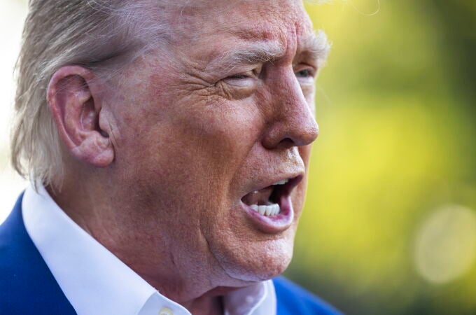 US President Donald Trump departs for NATO summit