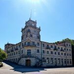 Antigua Escuela de Transmisiones y Electricidad de la Armada, en Vigo. 