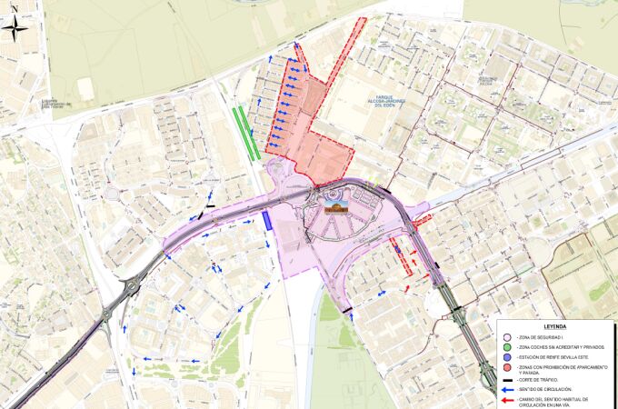 Así afectará al tráfico al barrio de Sevilla Este la cumbre de la ONU
