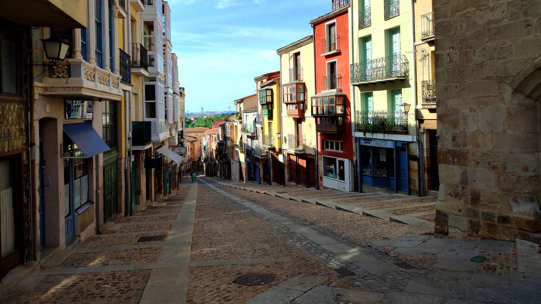Calle del casco histórico de Zamora