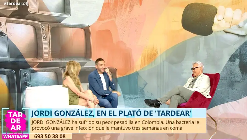 Captura de Jordi González junto a Frank Blanco y Belén Rodríguez