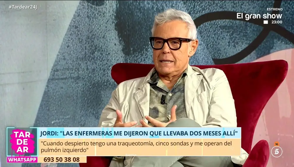 Captura de Jordi González en 'TardeAR'