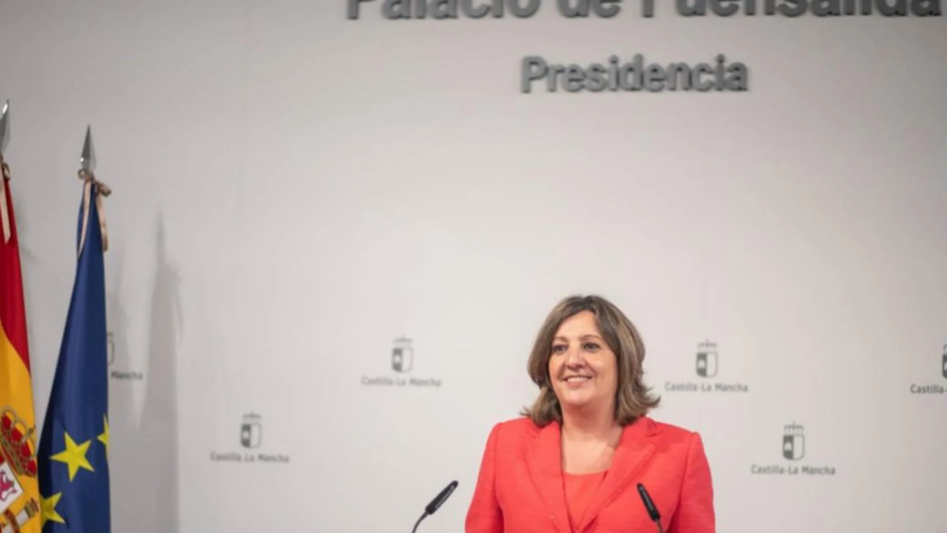 La consejera de Economía, Empresas y Empleo, Patricia Franco, comparece en rueda de prensa para dar cuenta de los asuntos tratados en el Consejo de Gobierno.