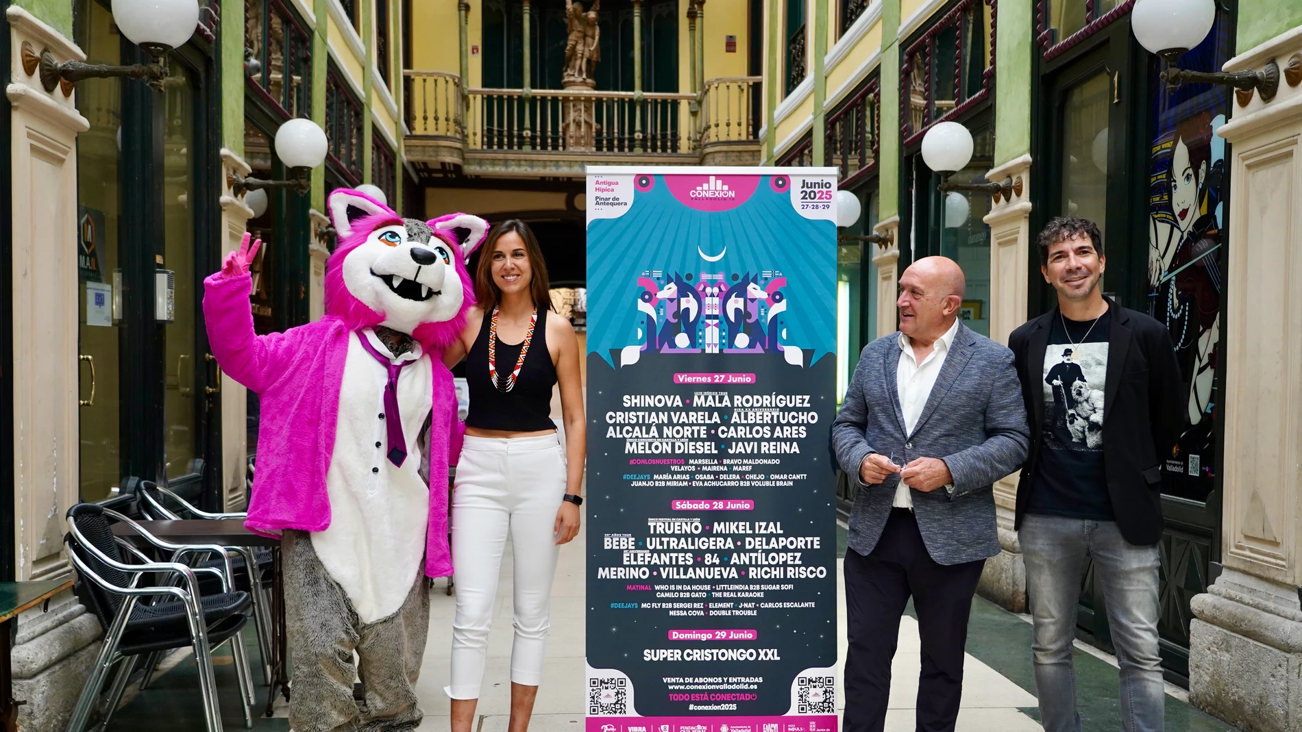 Carnero, Blanca Jiménez y Álvaro Vidal presentan el Festival Conexión Valladolid
