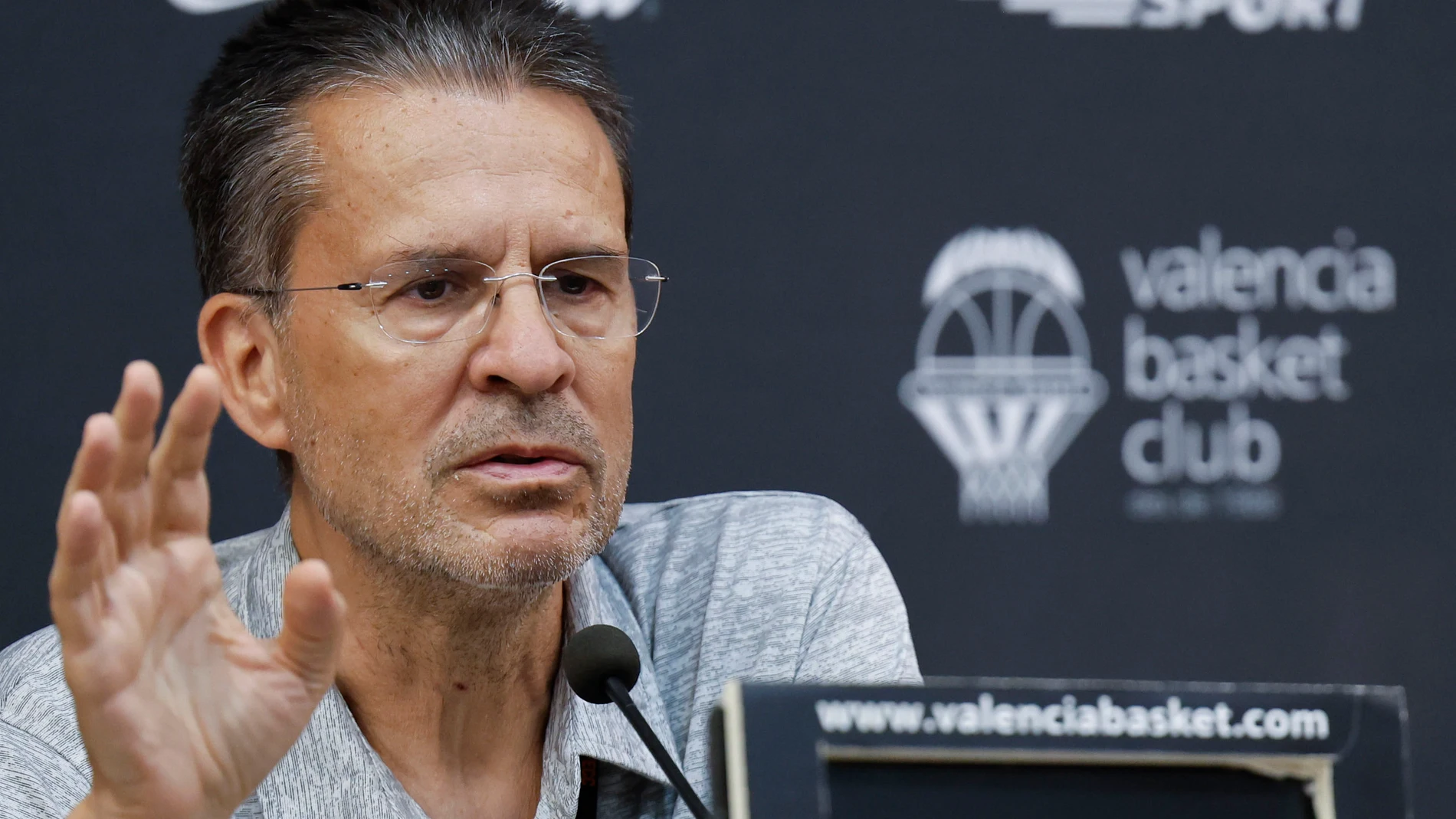 Pedro Martínez, entrenador del Valencia Basket