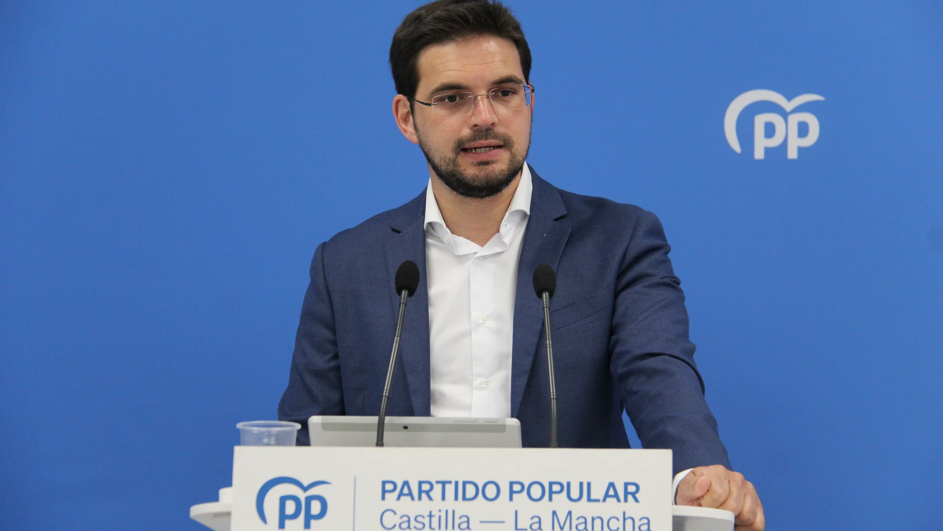 El portavoz adjunto del PP en las Cortes de Castilla-La Mancha, Santiago Serrano.