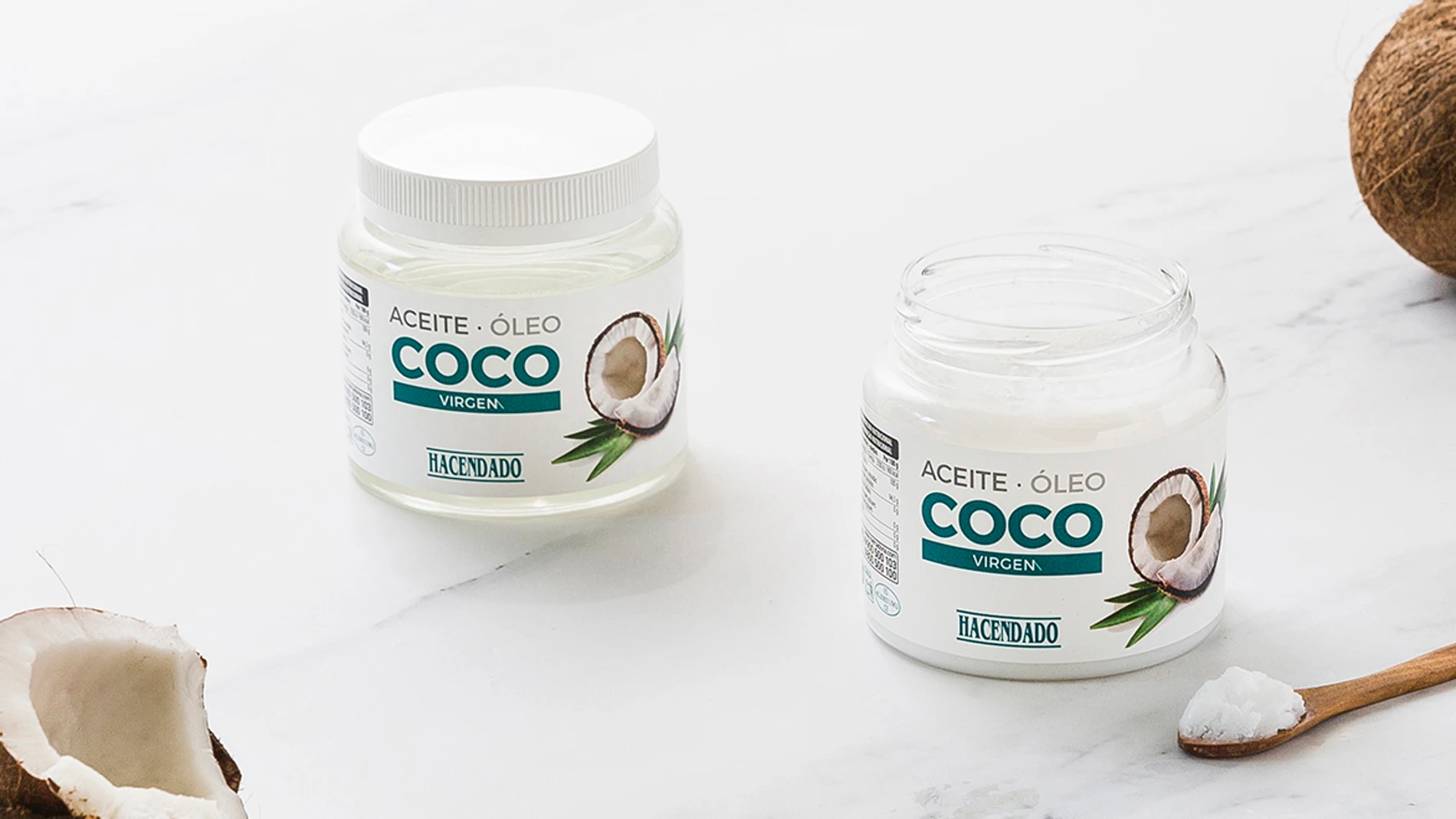 Aceite de coco Hacendado