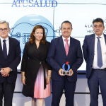 Felix Benguría junto a Francisco Marhuenda, Fátima Matute y Sergio Alonso