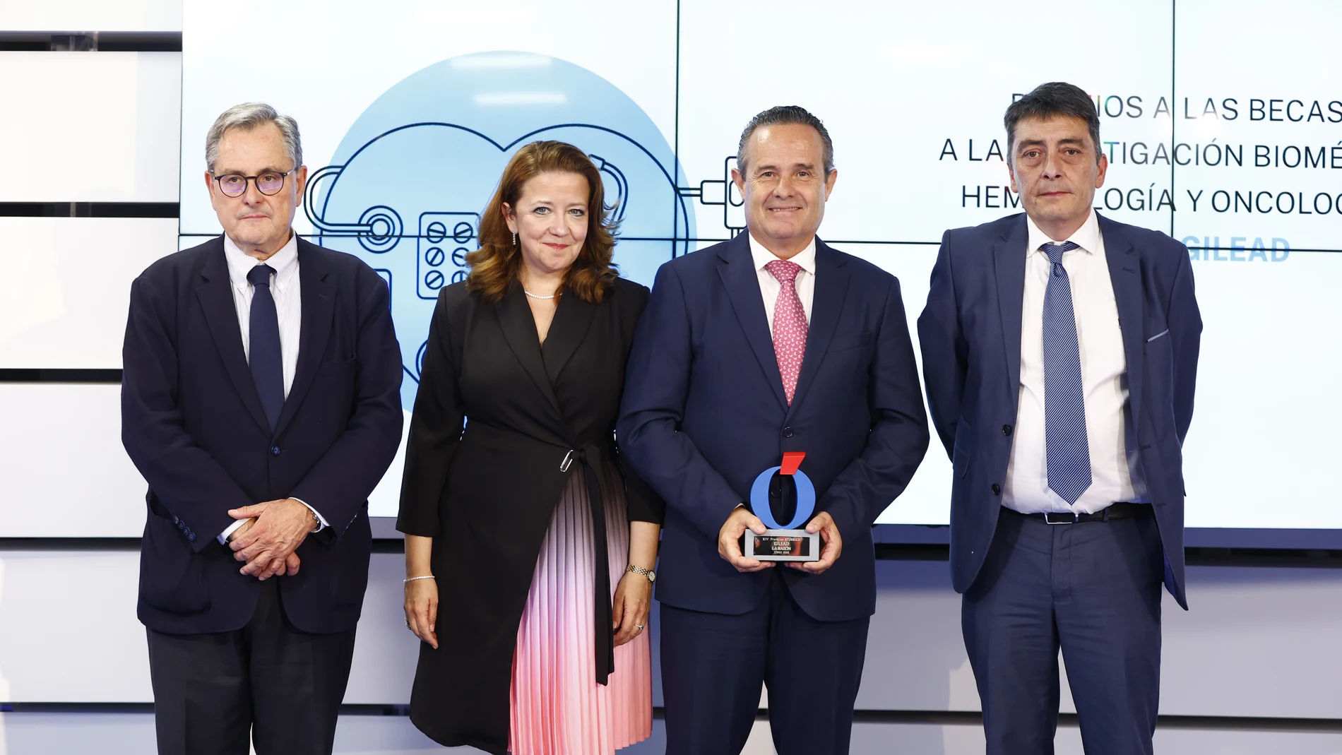 Felix Benguría junto a Francisco Marhuenda, Fátima Matute y Sergio Alonso
