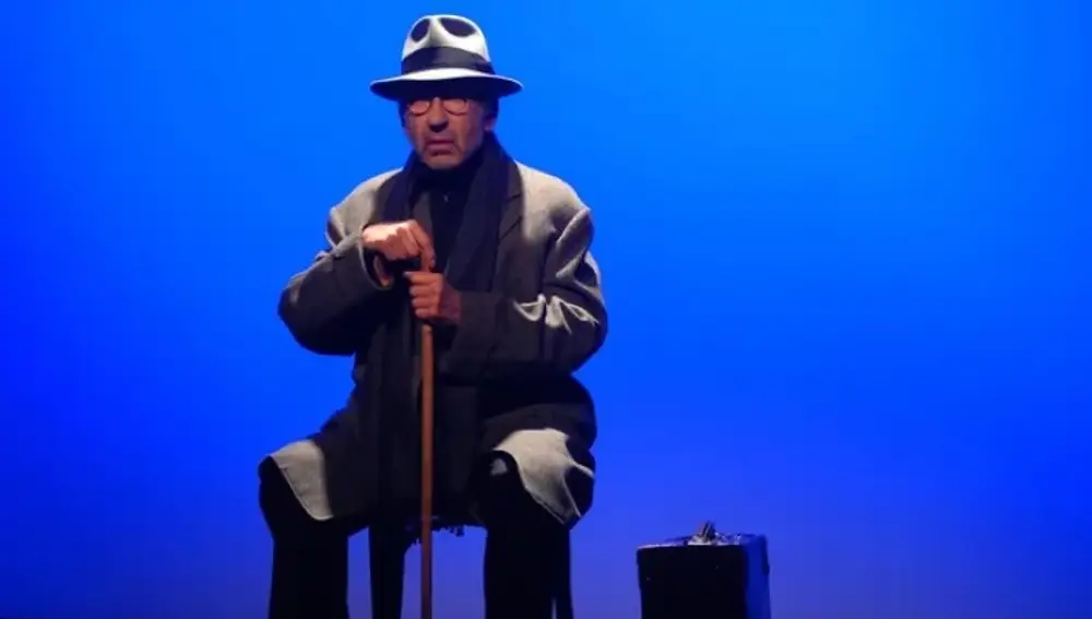 El actor, en un momento de la función