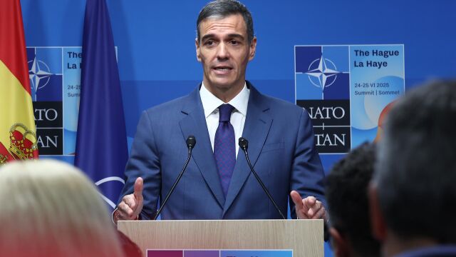 Rueda de prensa de Pedro Sánchez tras la cumbre de la OTAN celebrada en La Haya