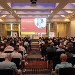 Reunión de responsables de Campofrío con los trabajadores de la planta