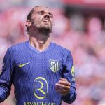 Griezmann se lamenta durante el partido con el Botafogo