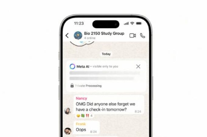 Cada vez es más difícil escapar de la IA de WhatsApp: Meta la utilizará para resumir tus conversaciones.