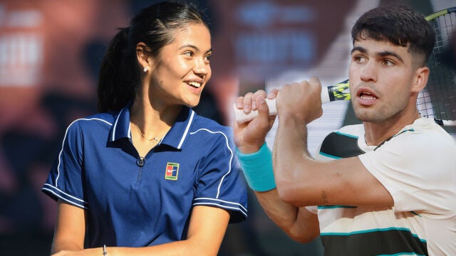Carlos Alcaraz y Emma Raducanu