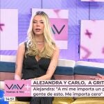 Alejandra Rubio y Alessandro Lequio en "Vamos a ver"