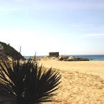 Playa del búnker, en Cádiz
