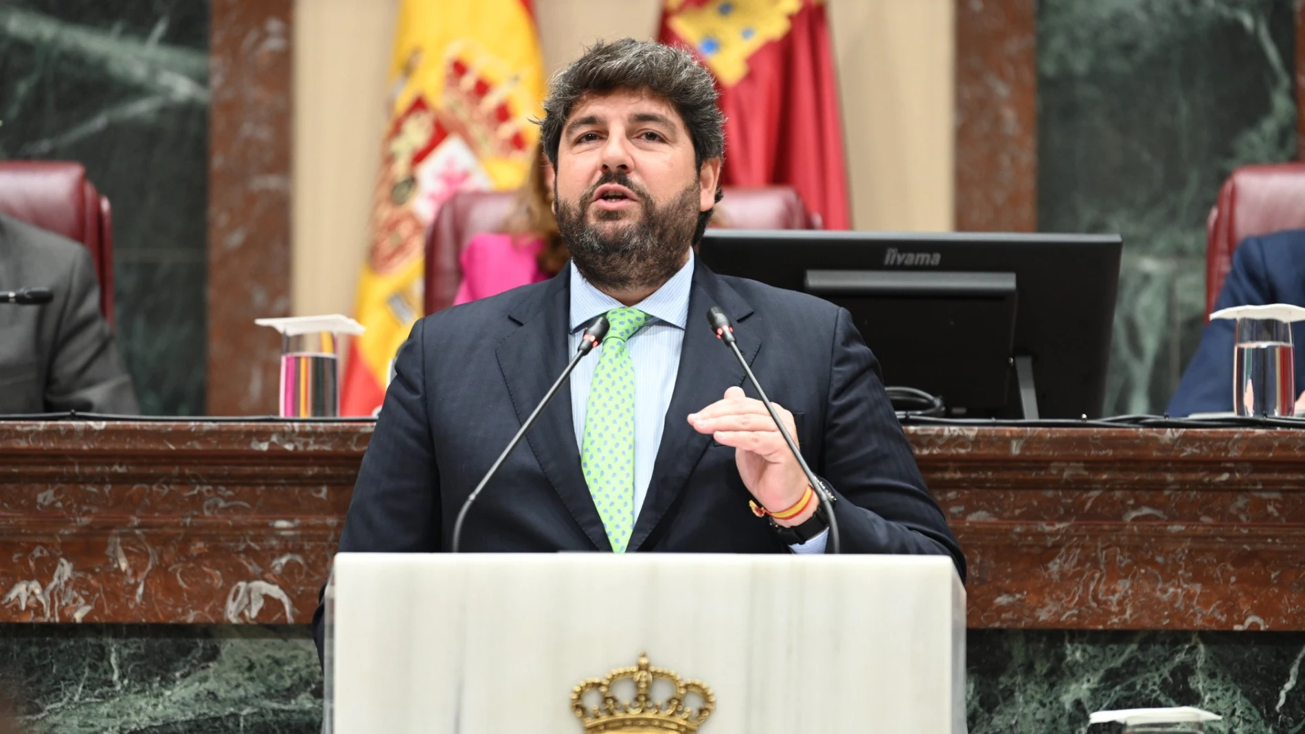El presidente regional, López Miras, en el Debate de Estado de la Región