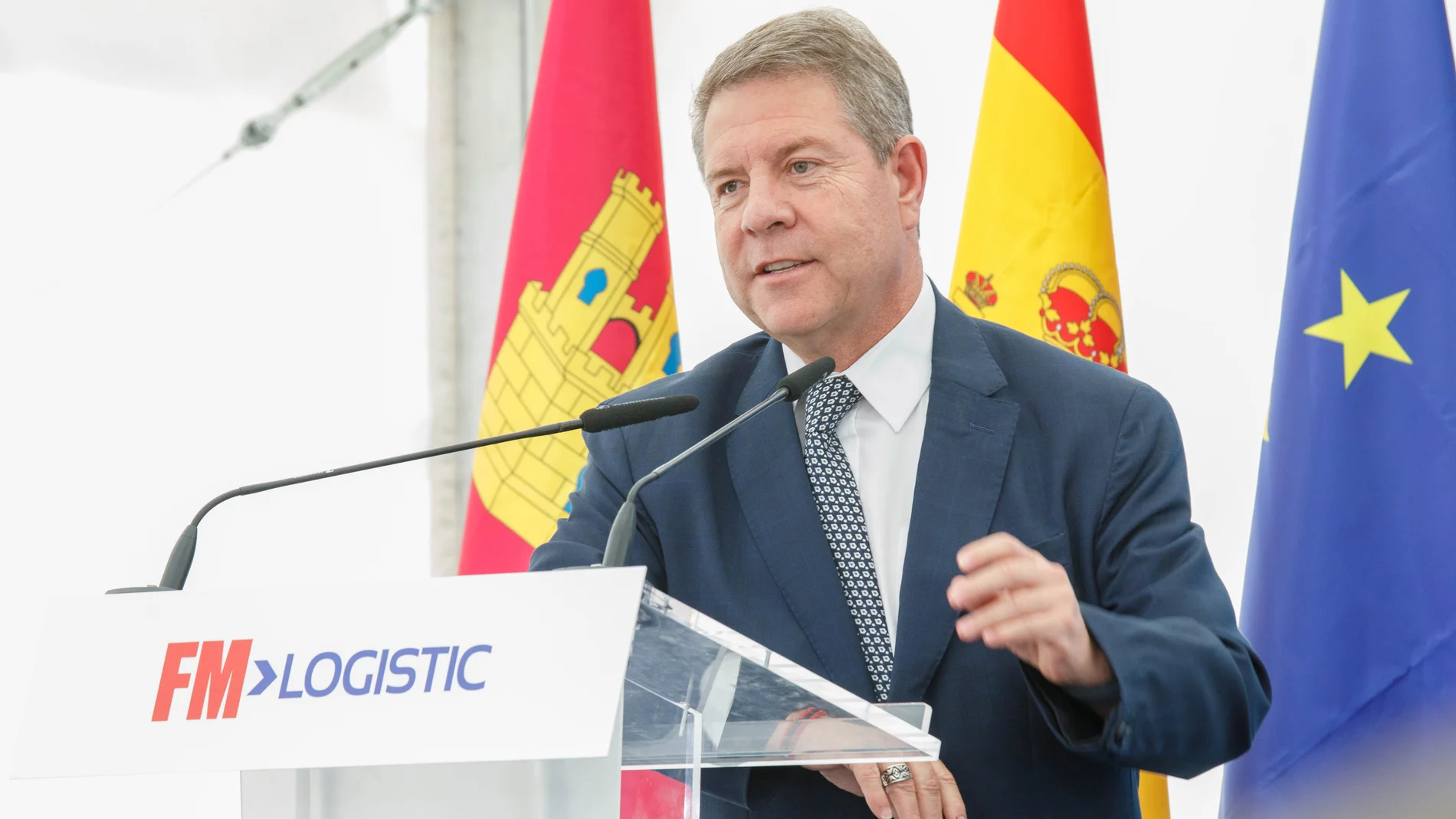 El presidente de Castilla-La Mancha, Emiliano García-Page, en Guadalajara.