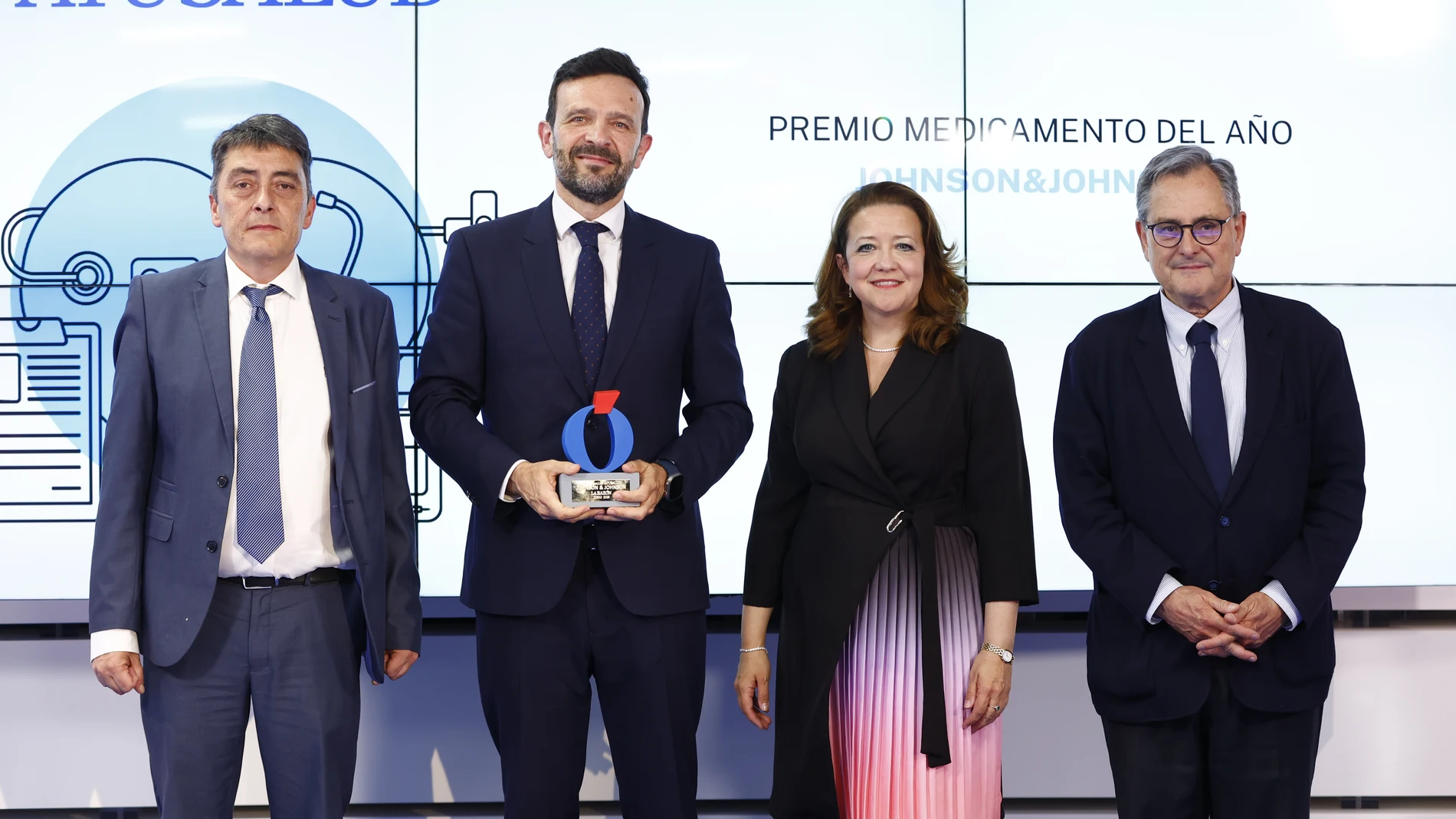 Sergio Alonso, Pedro Martínez, Fátima Matute y Francisco Marhuenda