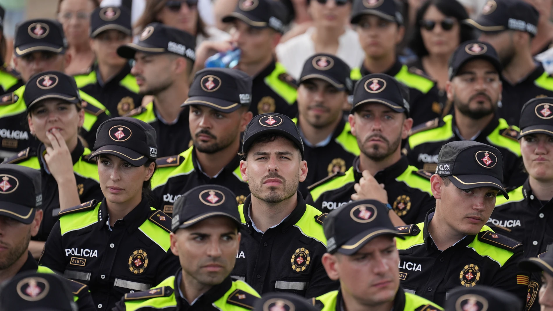 Bienvenida a los 125 nuevos agentes de la Guardia Urbana, en el nou parc de les Glòries, a 25 de junio de 2025, en Barcelona, Catalunya (España). 25 JUNIO 2025;CATALUÑA;AGENTES;GUARDIA URBANA;ALCALDE; David Zorrakino / Europa Press 25/06/2025