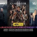 SkyShowtime te ofrece un descuento del 40% durante un año: mucho contenido por poco precio