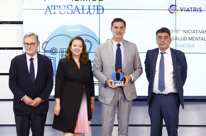 João Madeira, junto a Francisco Marhuenda, Fátima Matute y Sergio Alonso