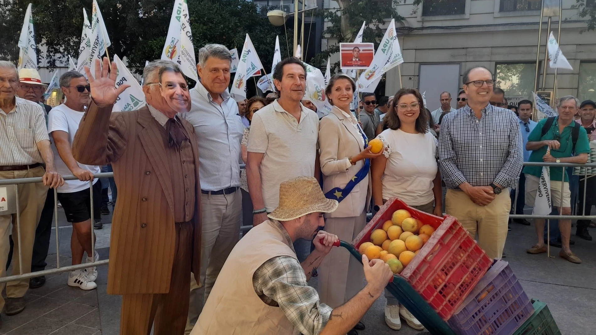 Protesta de agricultores den Córdoba