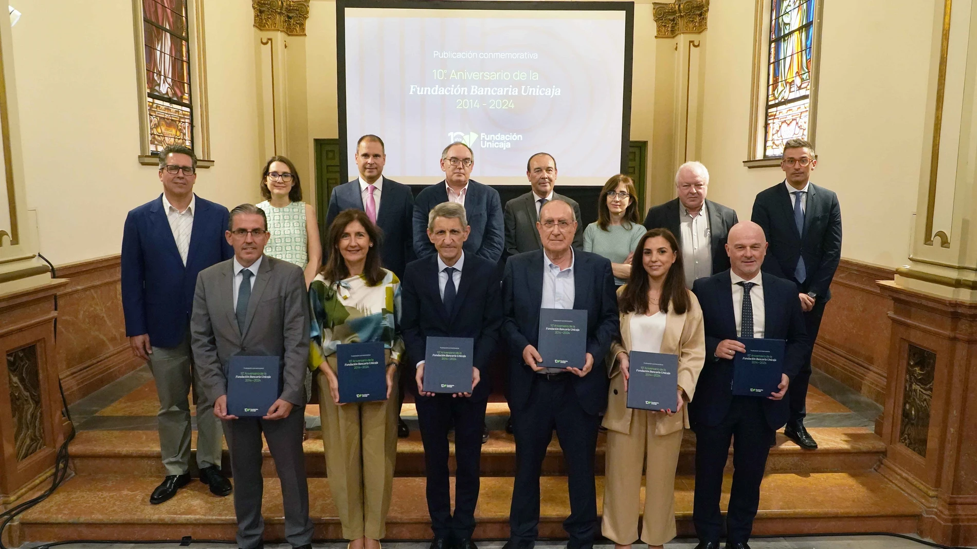 Presentación de la publicación conmemorativa del décimo aniversario de Fundación Unicaja