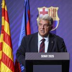 Fútbol.- Joan Laporta: "No tenemos mala relación con el Athletic, cada uno que se ocupe de lo suyo"