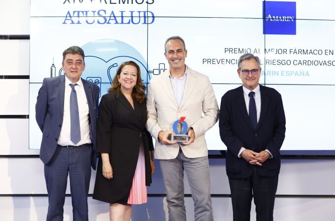 Sergio Alonso, Fátima Matute, Salvador López y Francisco Marhuenda